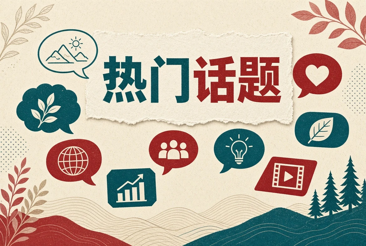 热门话题栏目图片